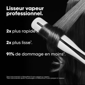 Steampod 3 - Lisseur Vapeur Professionnel 2-en-1