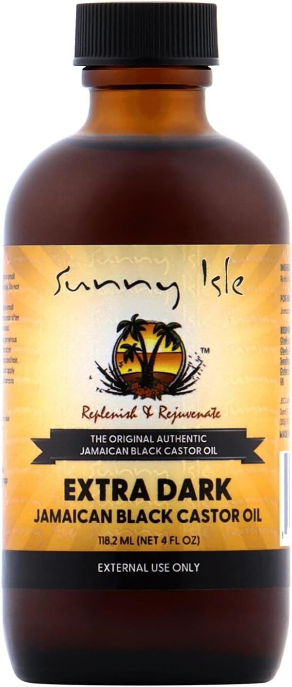 Sunny Isle – Huile de ricin jamaïcaine – Extra foncée
