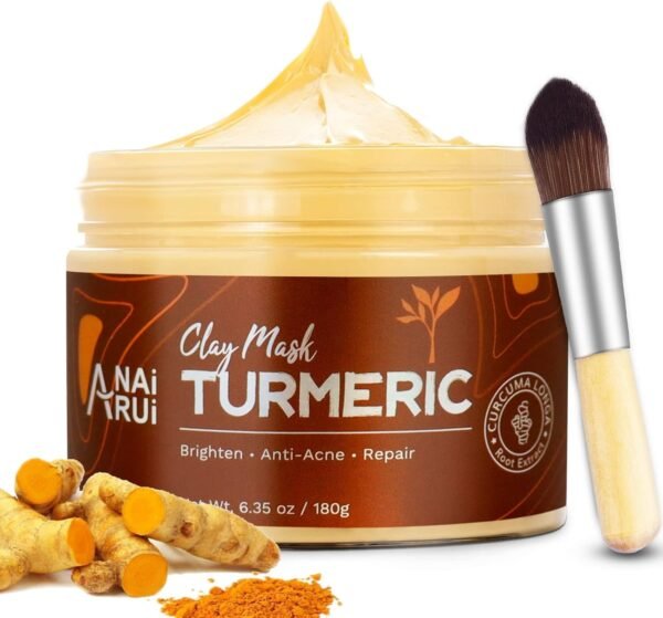 Masque en argile curcuma
